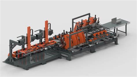 Sheet metal production line for drawers 